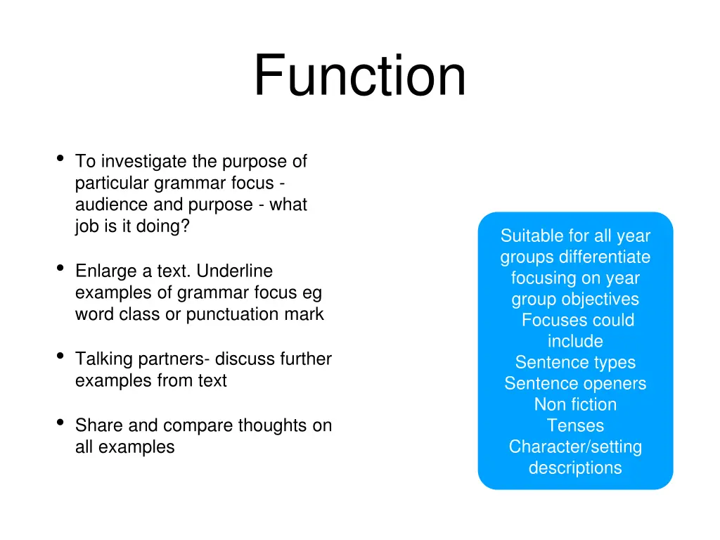 function