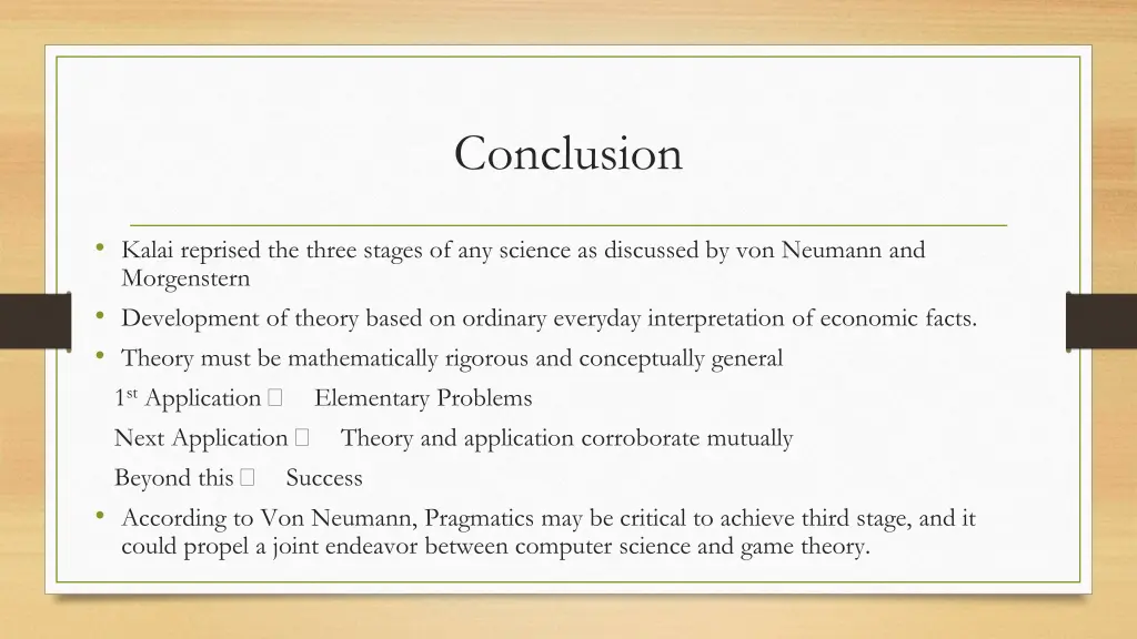 conclusion