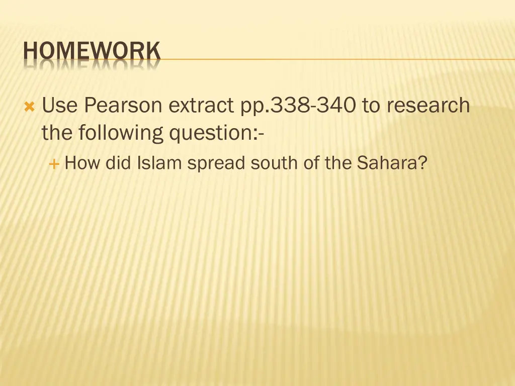 homework
