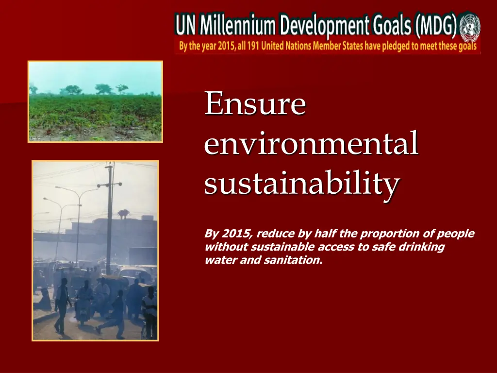 ensure environmental sustainability