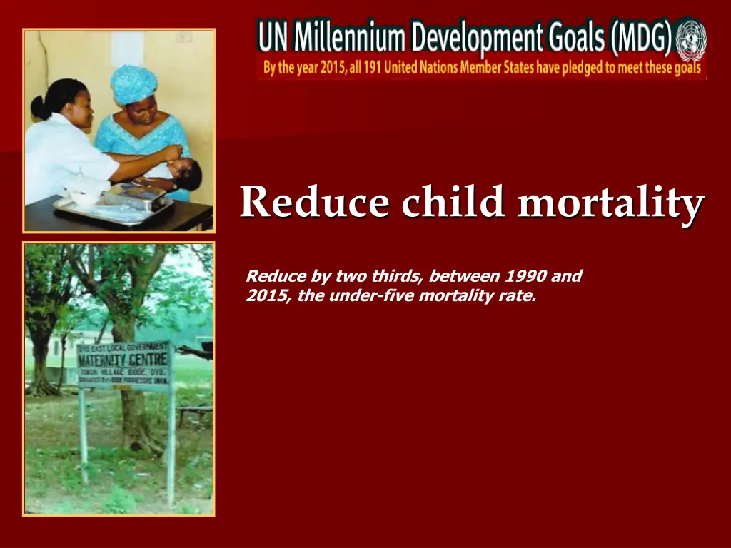 reduce child mortality