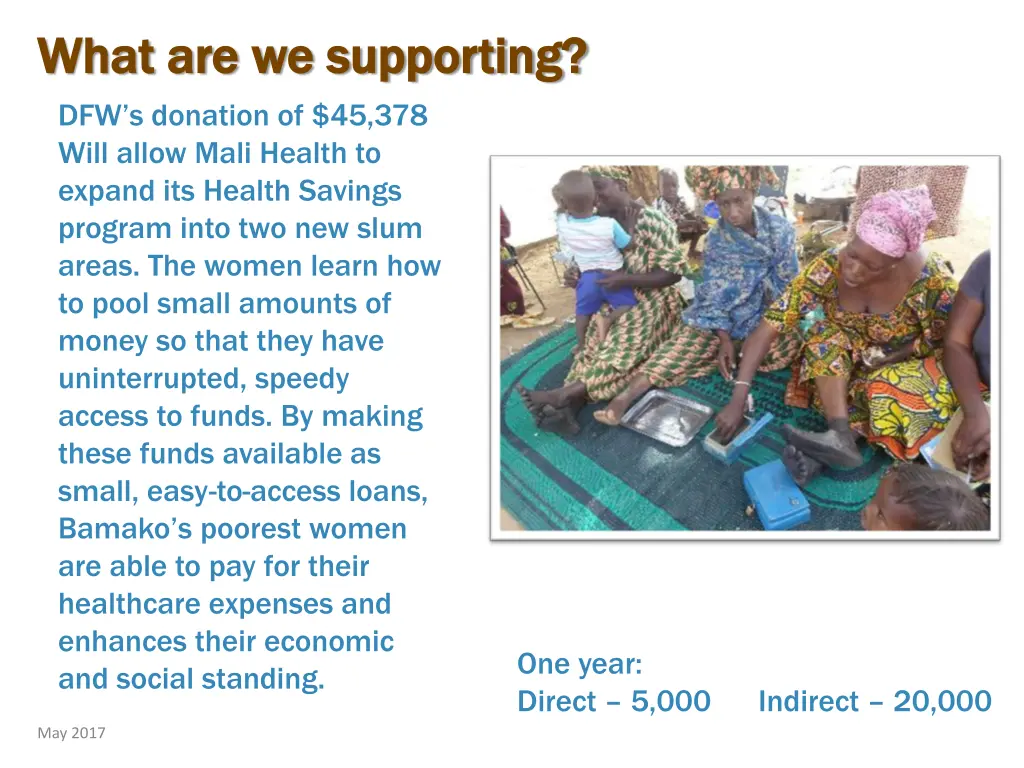 what are we supporting what are we supporting