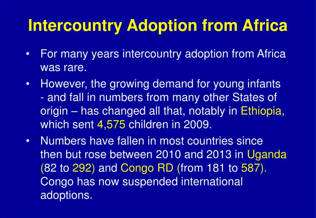 intercountry adoption from africa