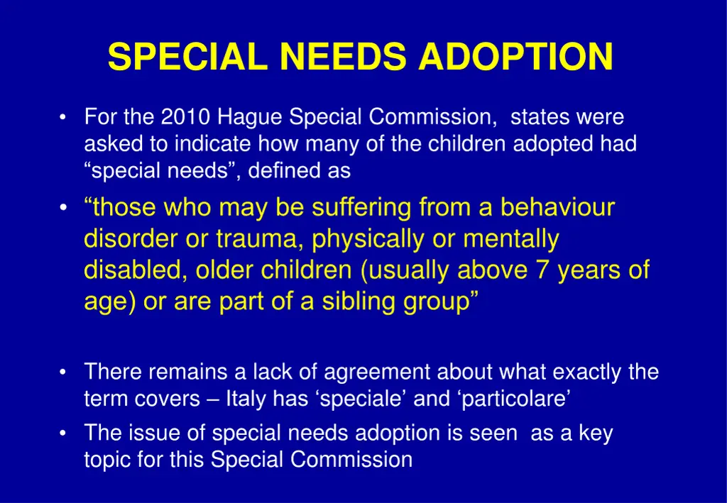 special needs adoption