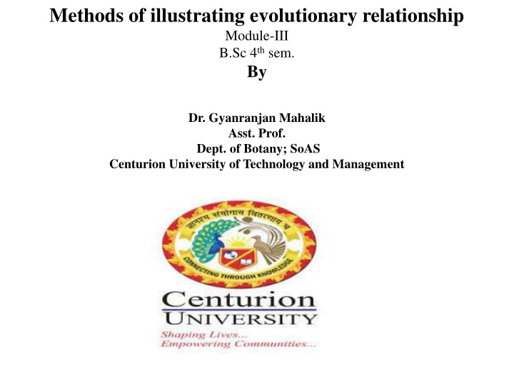 methods of illustrating evolutionary relationship