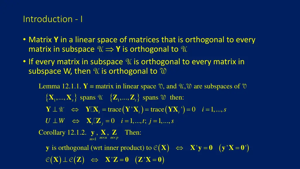 introduction i
