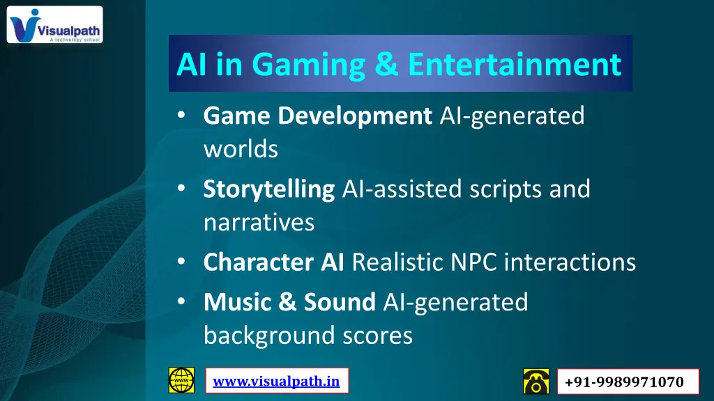 ai in gaming entertainment