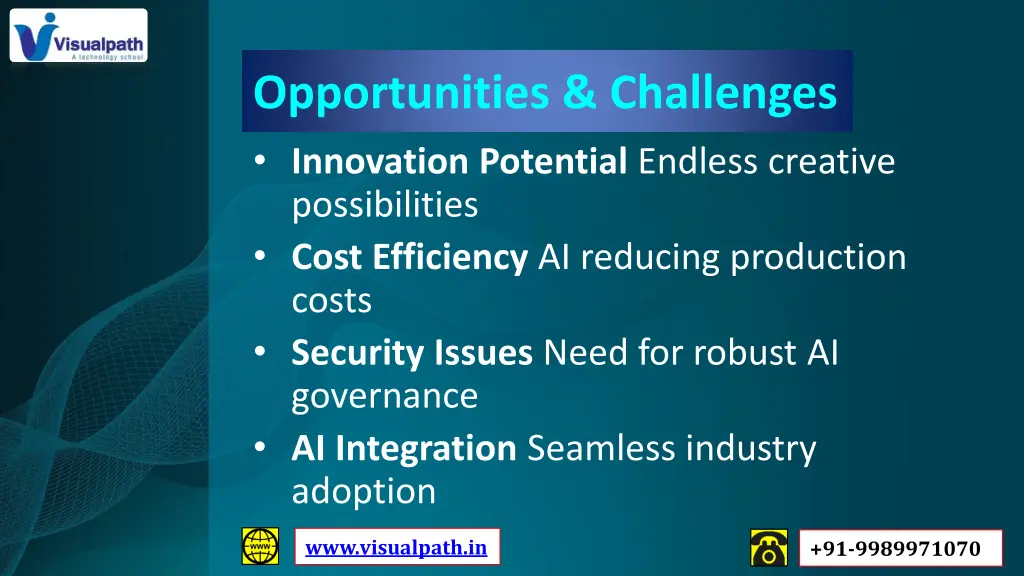 opportunities challenges innovation potential