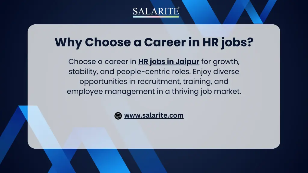 why choose a career in hr jobs