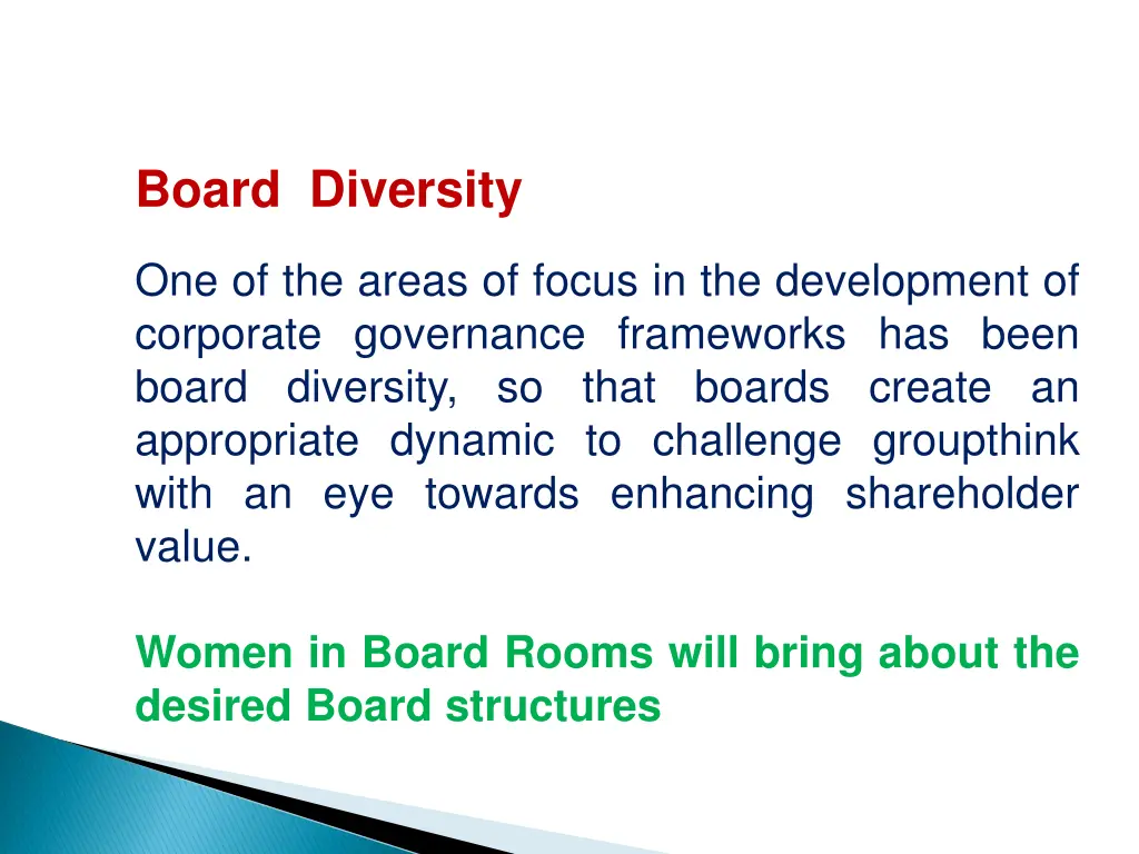 board diversity