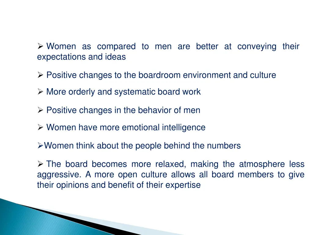 women as compared to men are better at conveying