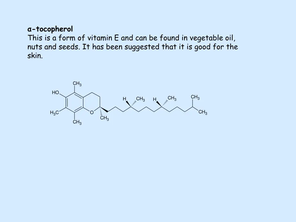 tocopherol this is a form of vitamin