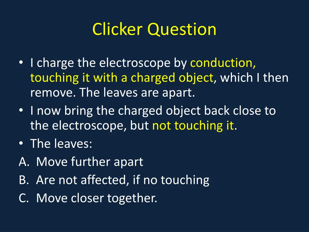 clicker question