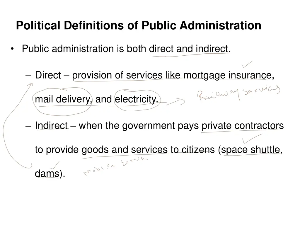political definitions of public administration 1