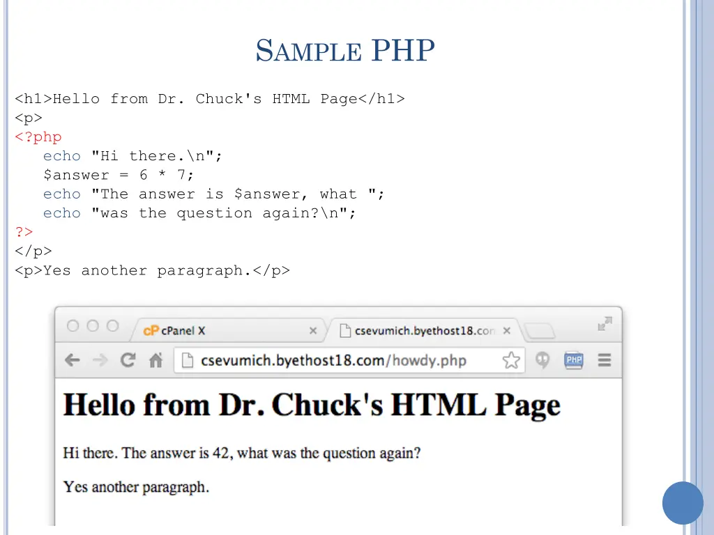 s ample php 1