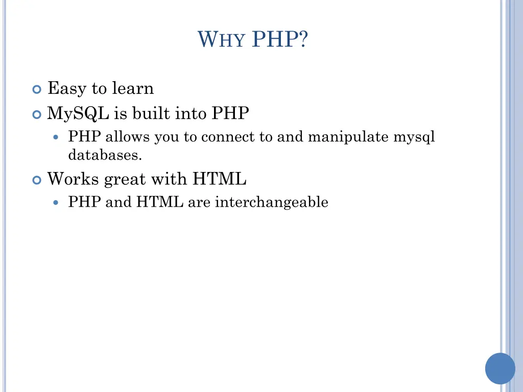 w hy php