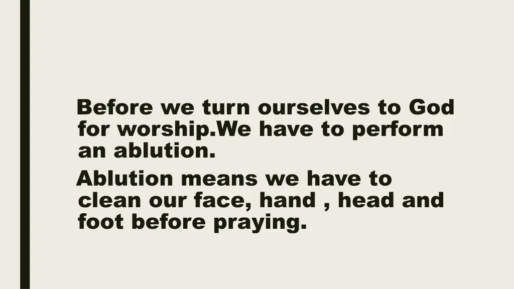 before we turn ourselves to god for worship 1