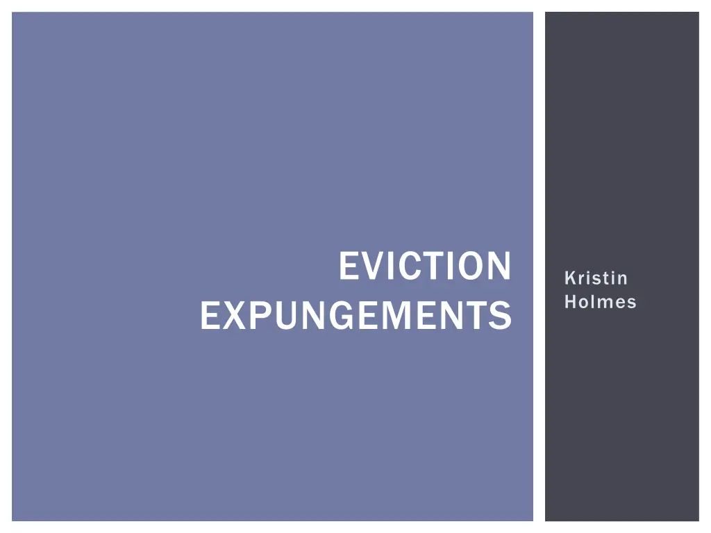 eviction 1