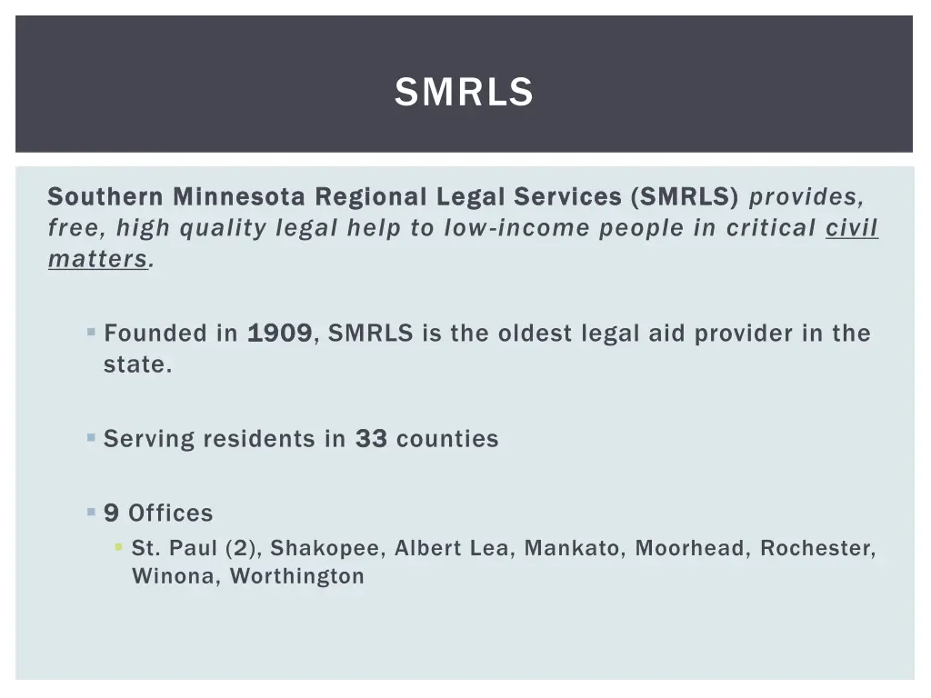 smrls