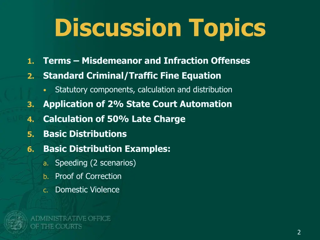 discussion topics