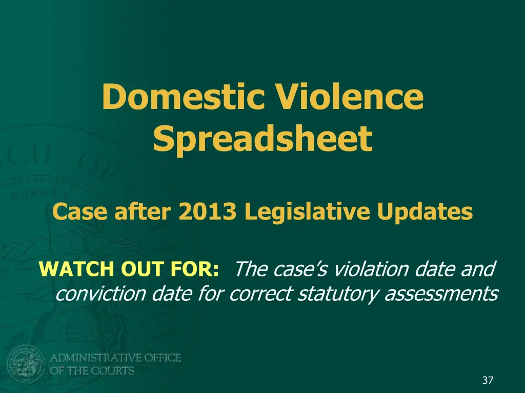 domestic violence spreadsheet