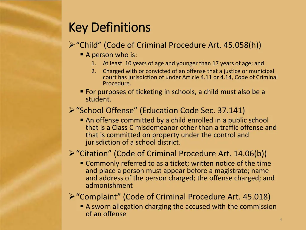 key definitions key definitions
