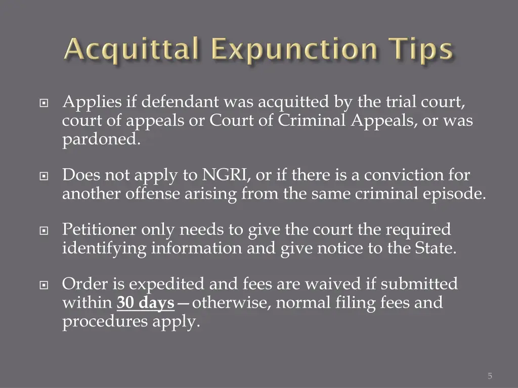 applies if defendant was acquitted by the trial