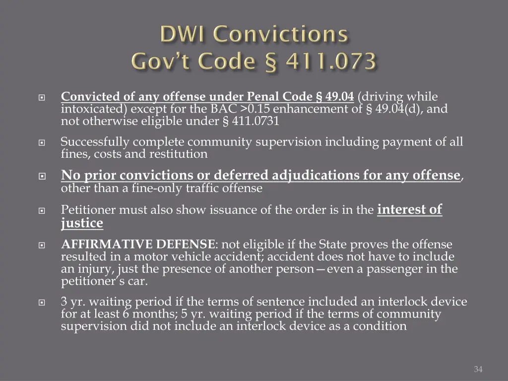 convicted of any offense under penal code