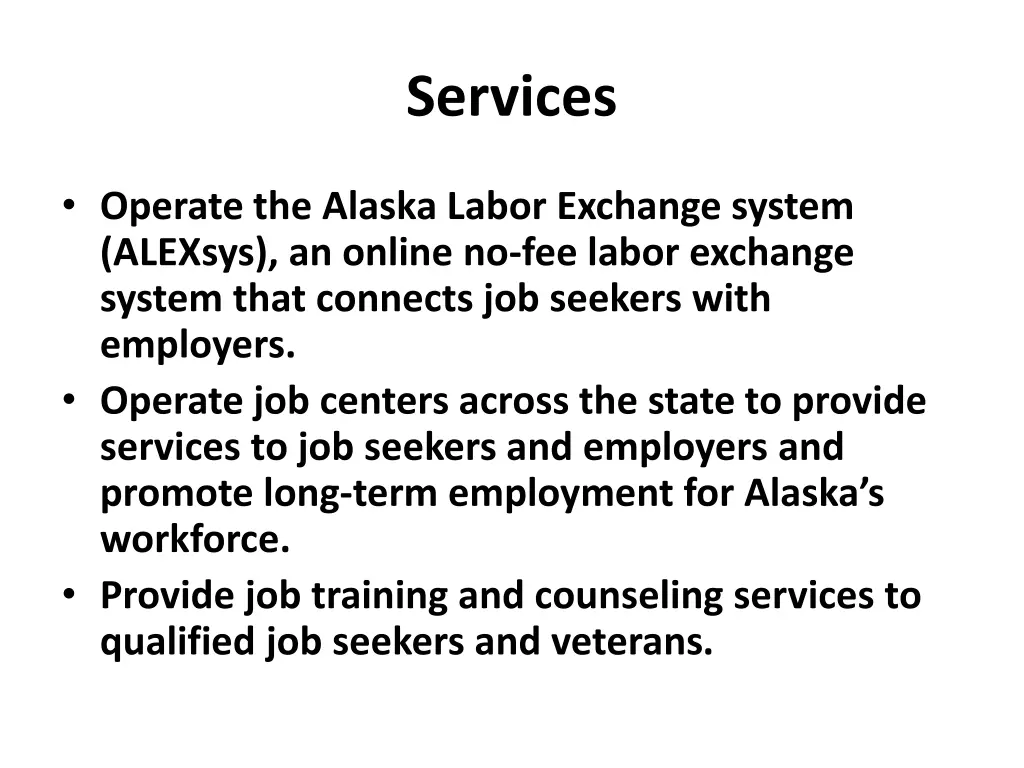 services