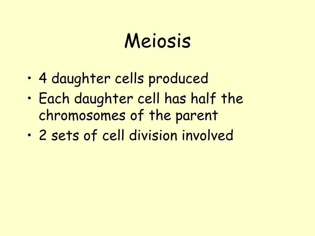 meiosis