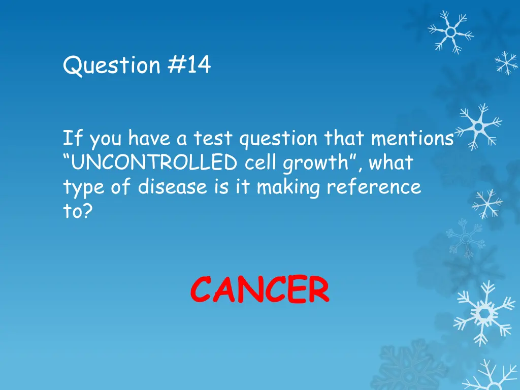 question 14