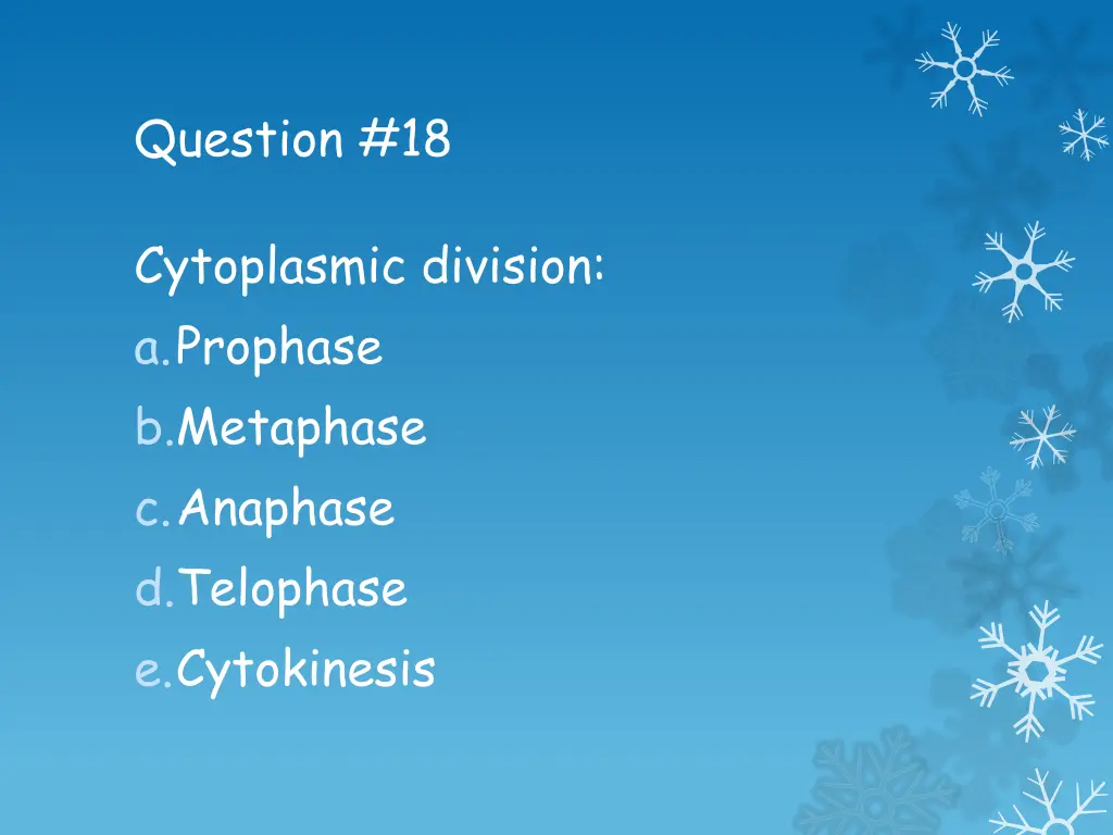 question 18
