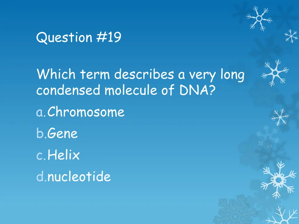 question 19