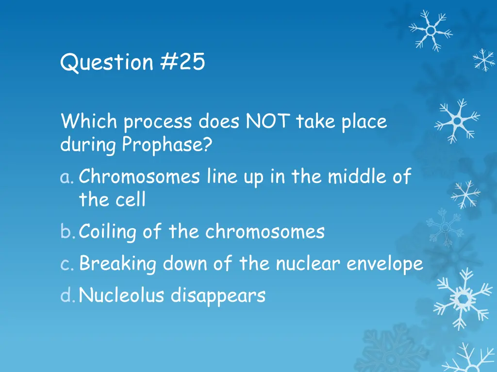 question 25