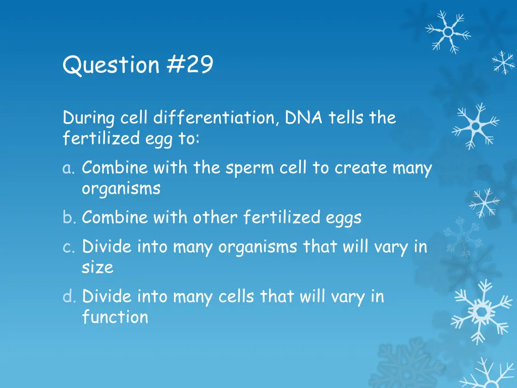 question 29