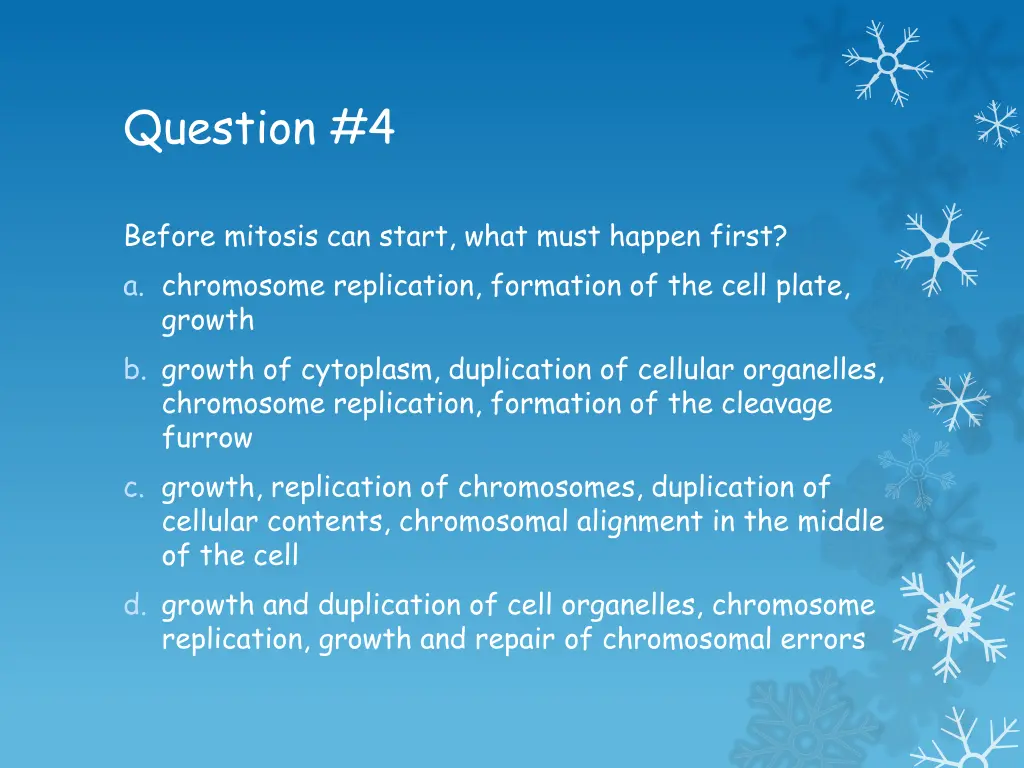 question 4