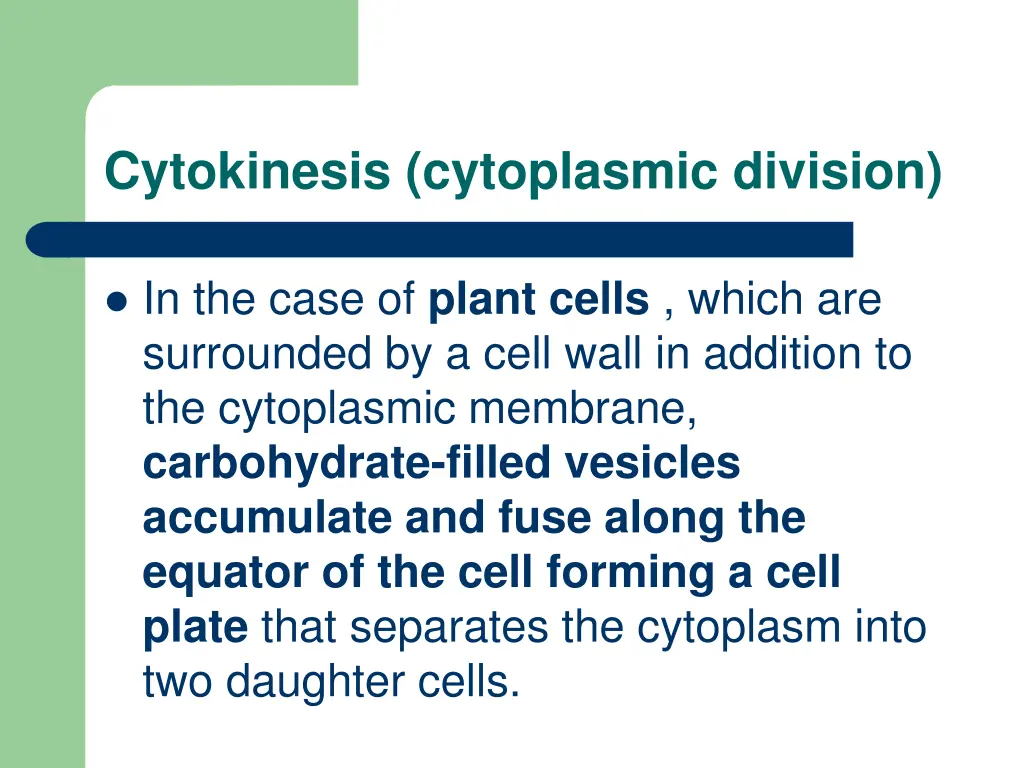 cytokinesis cytoplasmic division 2