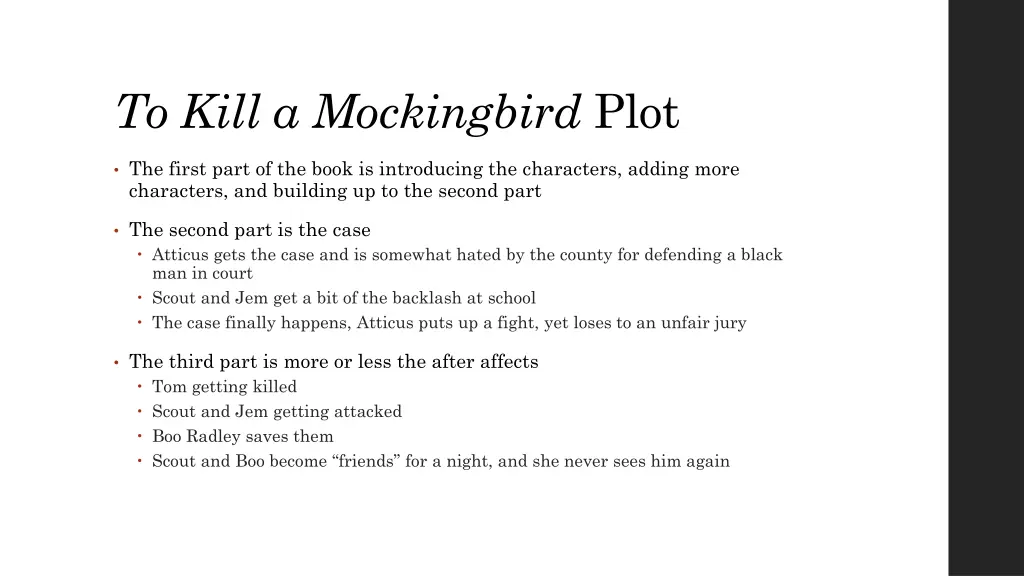to kill a mockingbird plot
