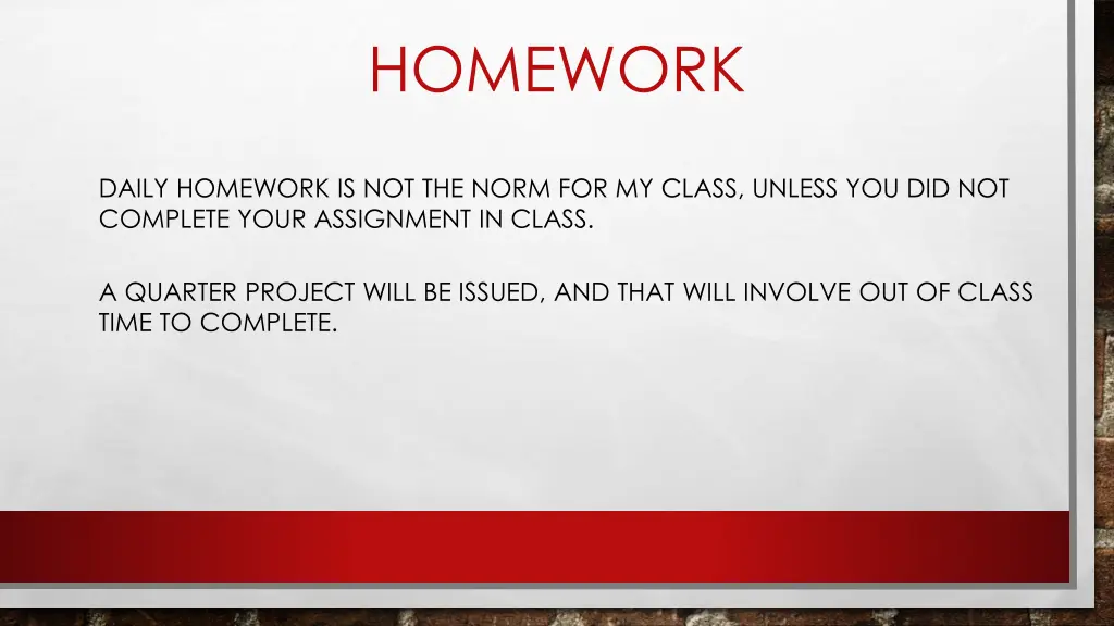 homework
