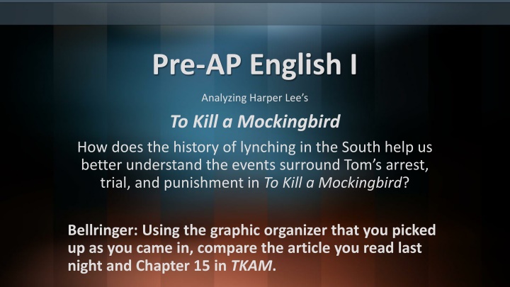 pre ap english i