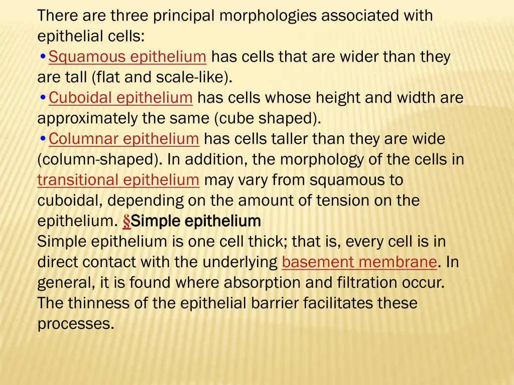 there are three principal morphologies associated