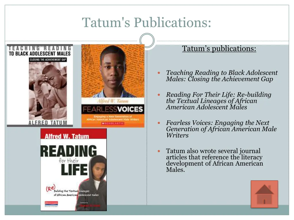 tatum s publications