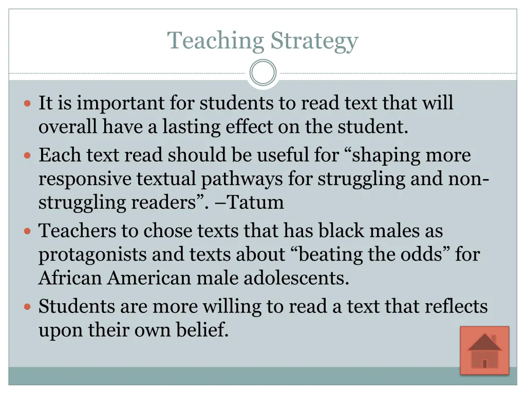 teaching strategy