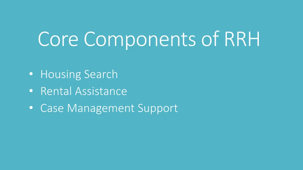 core components of rrh