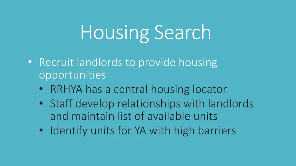 housing search