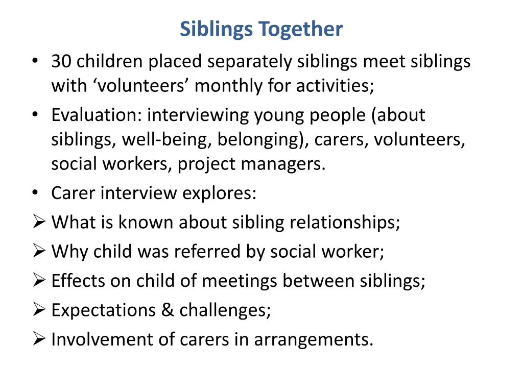 siblings together