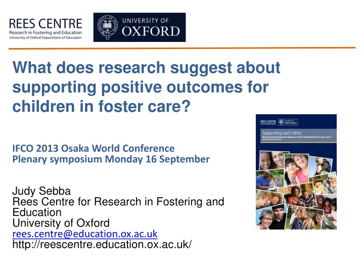 what does research suggest about supporting