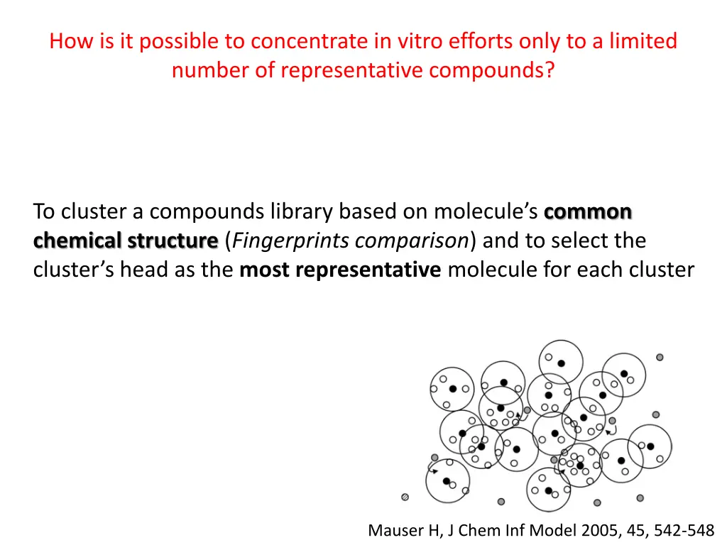 how is it possible to concentrate in vitro