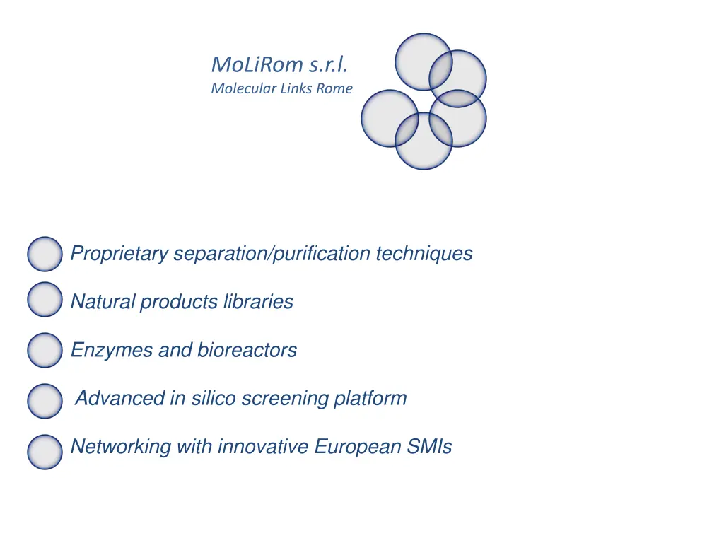 molirom s r l molecular links rome