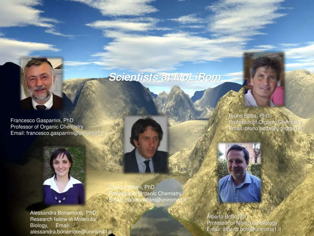 scientists at molirom
